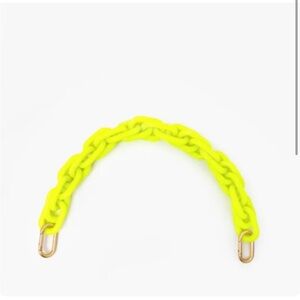 Clare V shortie resin chain strap